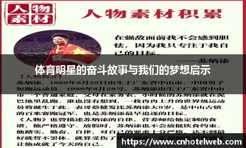 体育明星的奋斗故事与我们的梦想启示